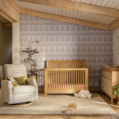 Namesake Eloise 4-in-1 Convertible Crib - Honey and Performance Sand Eco-Weave - M24801HYPSEW