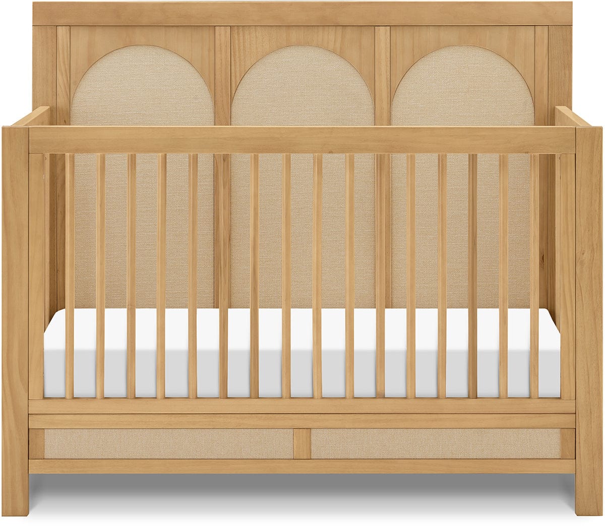 Namesake Eloise 4-in-1 Convertible Crib - Honey and Performance Sand Eco-Weave - M24801HYPSEW