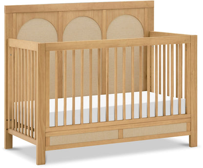 Namesake Eloise 4-in-1 Convertible Crib - Honey and Performance Sand Eco-Weave - M24801HYPSEW