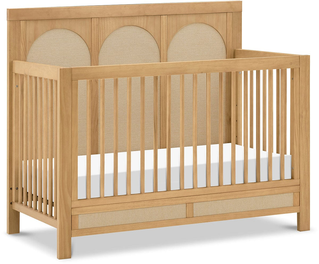 Namesake Eloise 4-in-1 Convertible Crib - Honey and Performance Sand Eco-Weave - M24801HYPSEW