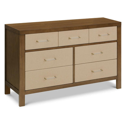 Namesake Eloise 7-Drawer Assembled Dresser - Natural Walnut & Performance Sand Eco-Weave - M24816NLPSEW