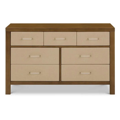 Namesake Eloise 7-Drawer Assembled Dresser - Natural Walnut & Performance Sand Eco-Weave - M24816NLPSEW