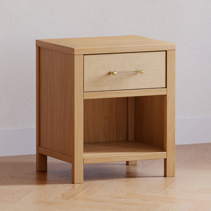 Namesake Eloise Assembled Nightstand - Honey and Performance Sand Eco-Weave - M24860HYPSEW