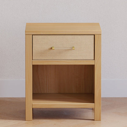 Namesake Eloise Assembled Nightstand - Honey and Performance Sand Eco-Weave - M24860HYPSEW