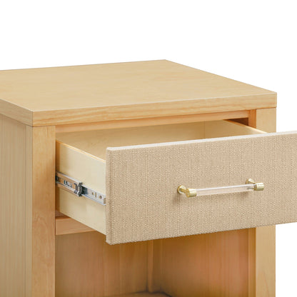 Namesake Eloise Assembled Nightstand - Honey and Performance Sand Eco-Weave - M24860HYPSEW