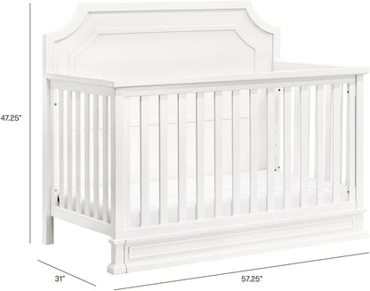 Namesake Emma Regency 4-in-1 Convertible Crib - Warm White - M10701RW