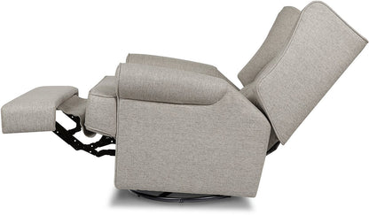 Namesake Harbour Electronic Swivel Glider Recliner w/USB - Performance Grey Eco-Weave - M21987PGEW