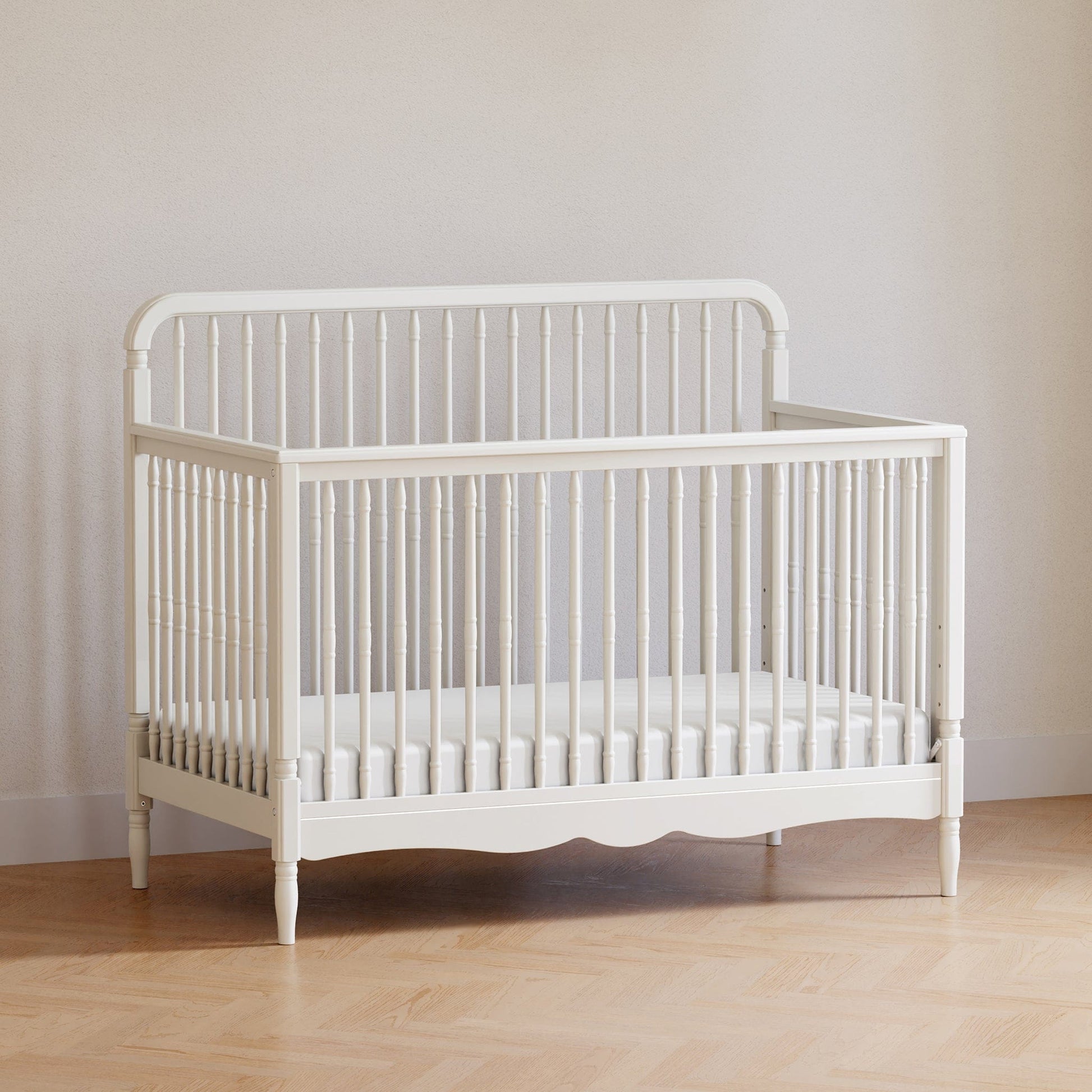 Namesake Liberty 4-in-1 Convertible Spindle Crib - Warm White - M7141RW