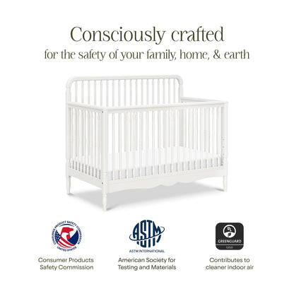 Namesake Liberty 4-in-1 Convertible Spindle Crib - Warm White - M7141RW