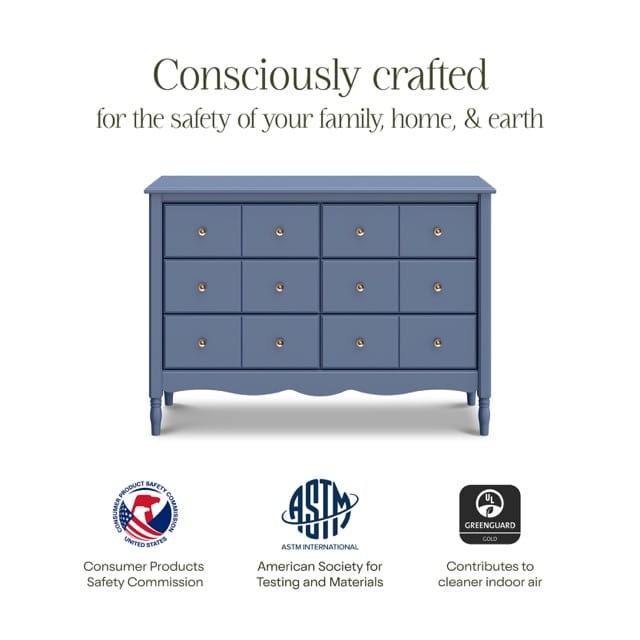 Namesake Liberty 6-Drawer Assembled Dresser - Cove Blue - M7116CVB