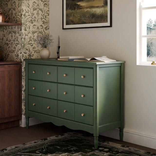 Namesake Liberty 6-Drawer Assembled Dresser - Forest Green - M7116FRGR
