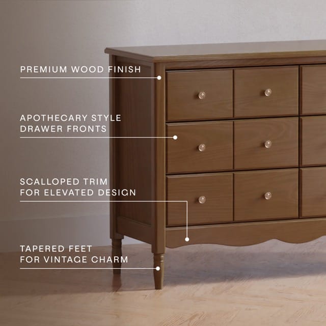Namesake Liberty 6-Drawer Assembled Dresser - Natural Walnut - M7116NL