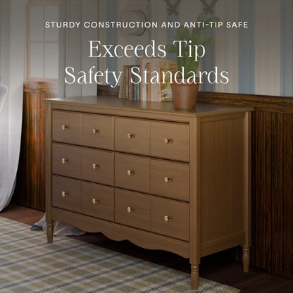 Namesake Liberty 6-Drawer Assembled Dresser - Natural Walnut - M7116NL