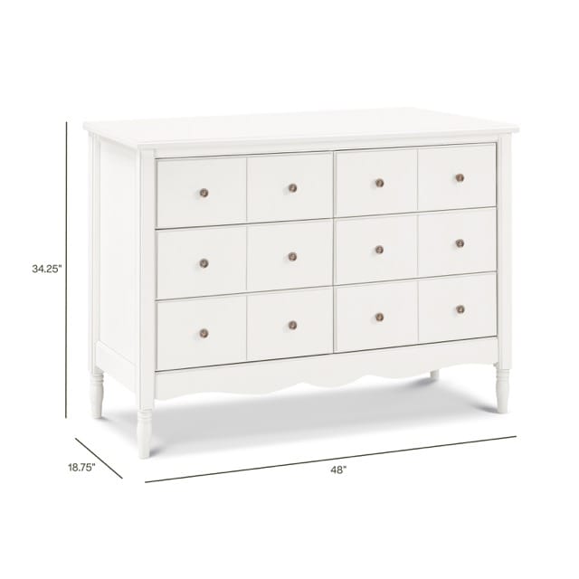 Namesake Liberty 6-Drawer Assembled Dresser - Warm White - M7116RW
