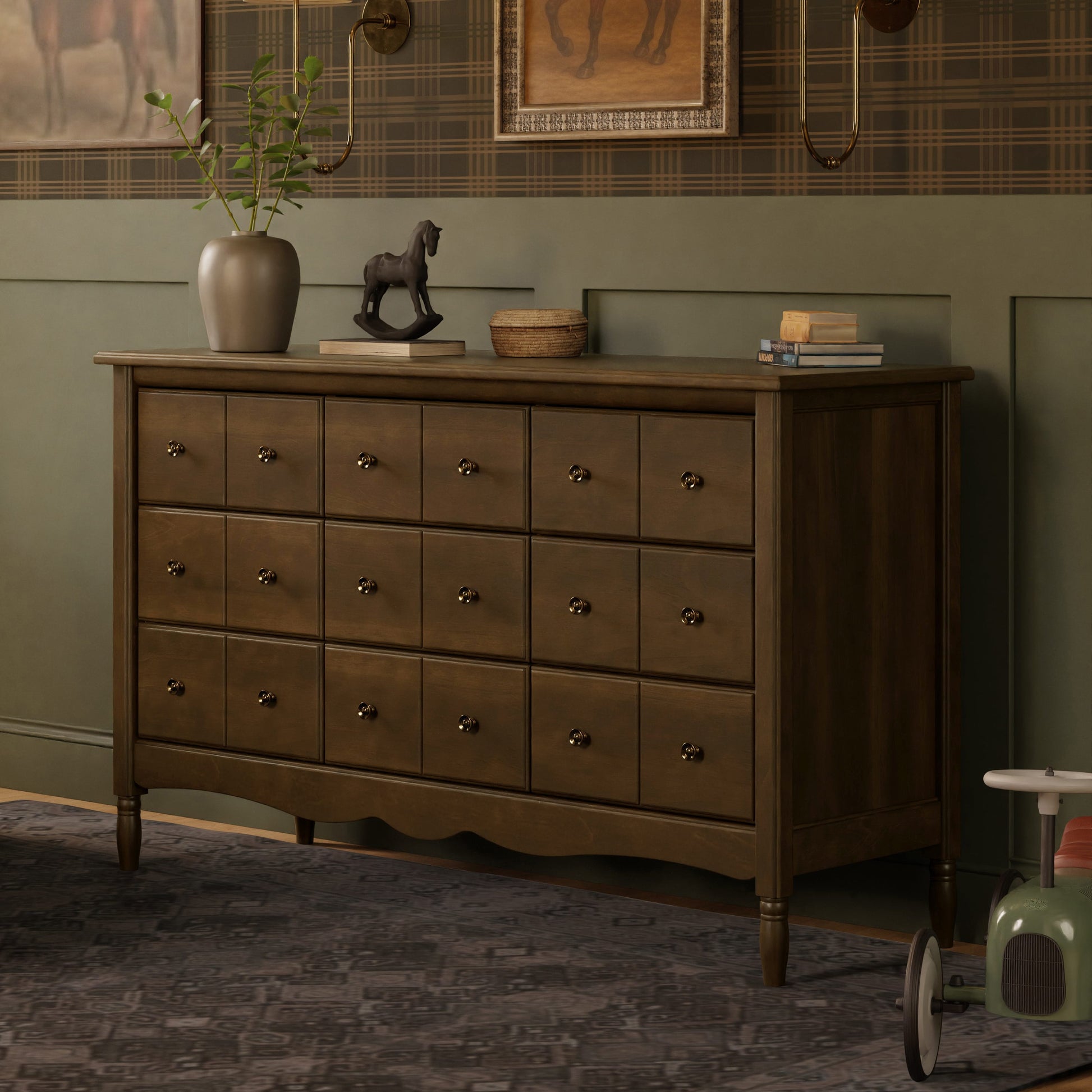 Namesake Liberty 9-Drawer Assembled Dresser - Natural Walnut - M7128NL