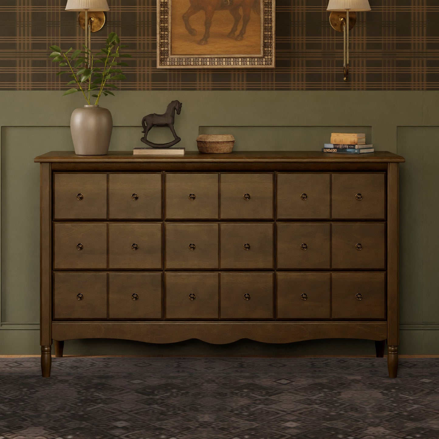 Namesake Liberty 9-Drawer Assembled Dresser - Natural Walnut - M7128NL