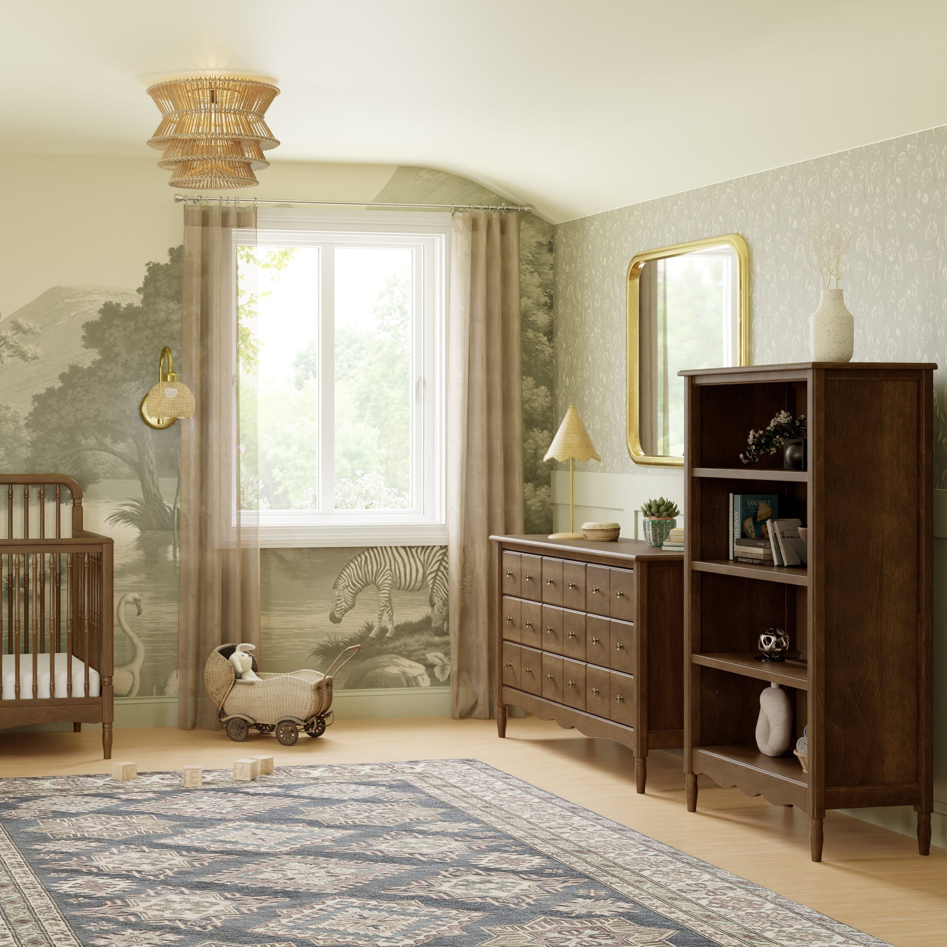 Namesake Liberty 9-Drawer Assembled Dresser - Natural Walnut - M7128NL