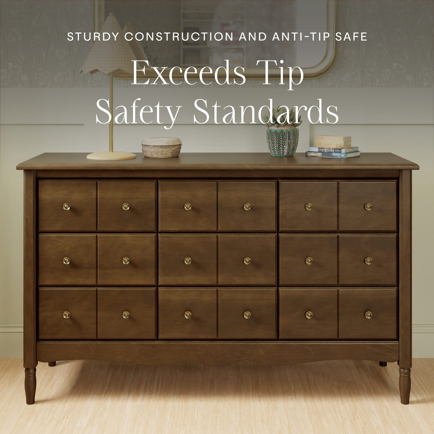 Namesake Liberty 9-Drawer Assembled Dresser - Natural Walnut - M7128NL