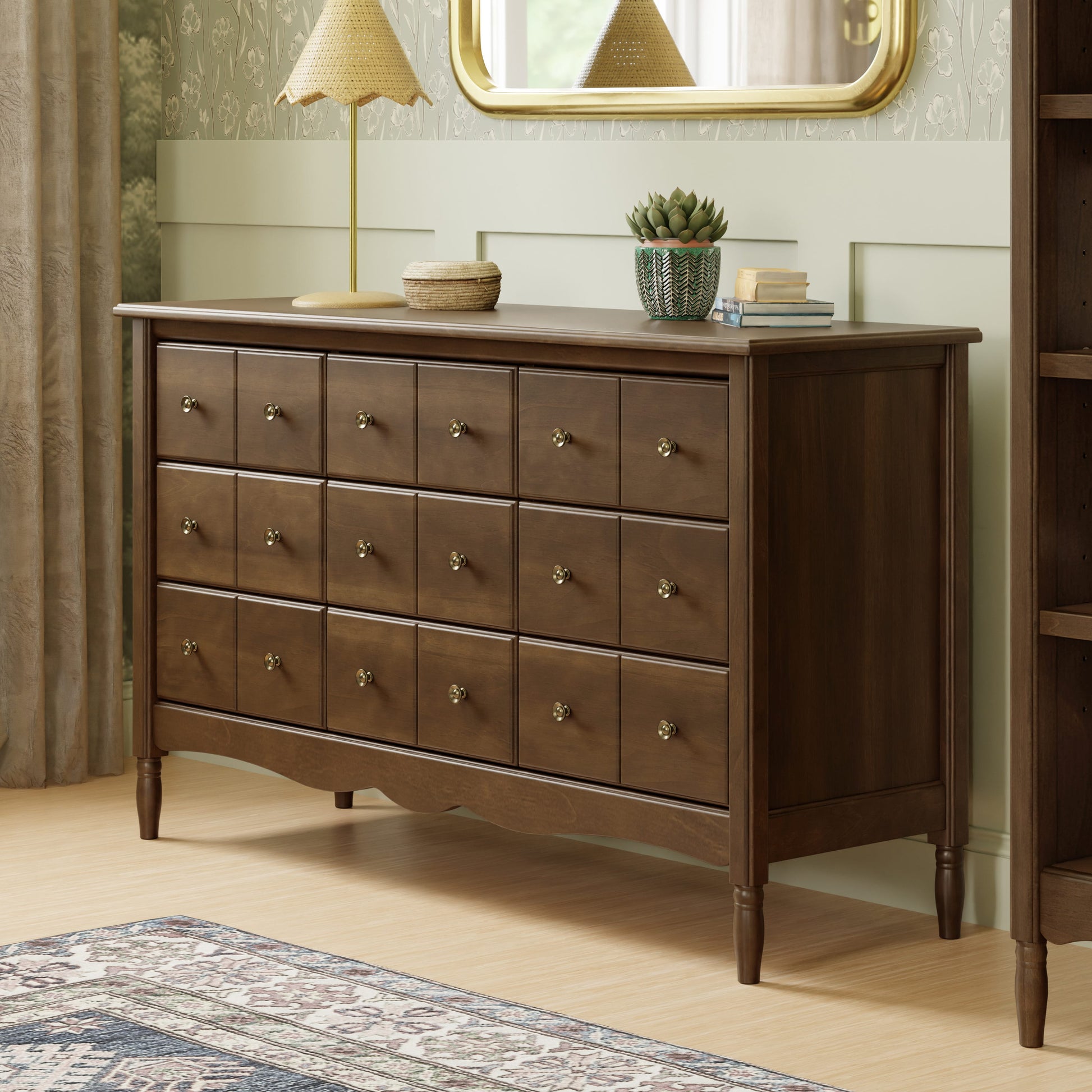Namesake Liberty 9-Drawer Assembled Dresser - Natural Walnut - M7128NL