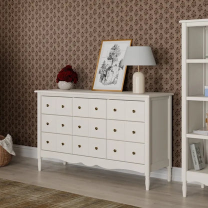 Namesake Liberty 9-Drawer Assembled Dresser - Warm White - M7128RW