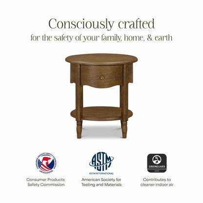 Namesake Liberty Assembled Nightstand - Natural Walnut
