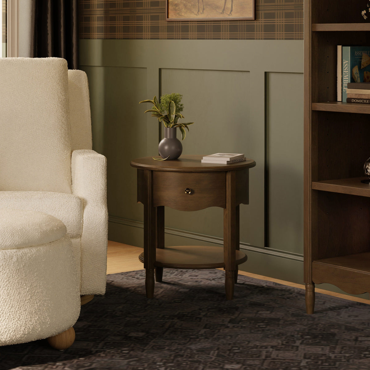 Namesake Liberty Assembled Nightstand - Natural Walnut