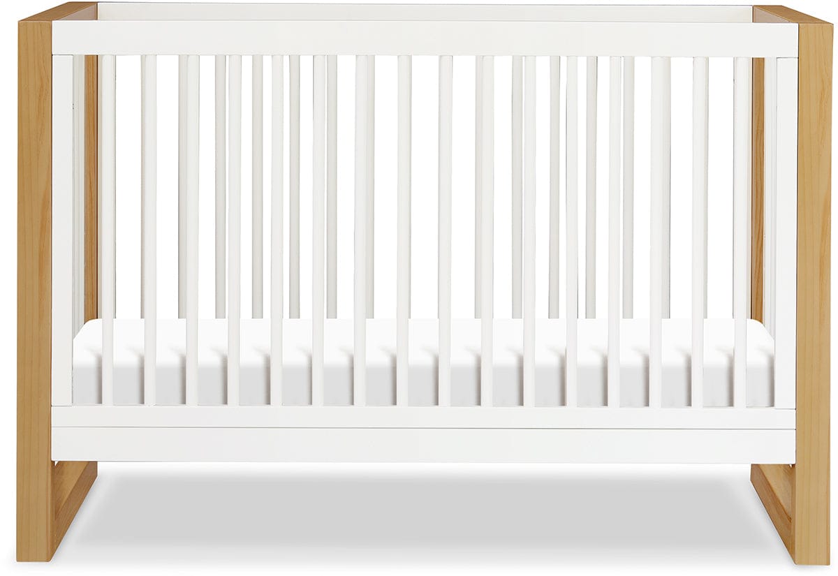 Namesake Nantucket 3-in-1 Convertible Crib w/Toddler Bed Conversion Kit - Warm White / Honey - M23301RWHY