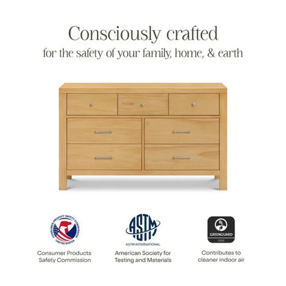 Namesake Nantucket 7-Drawer Assembled Dresser - Honey - M23316HY