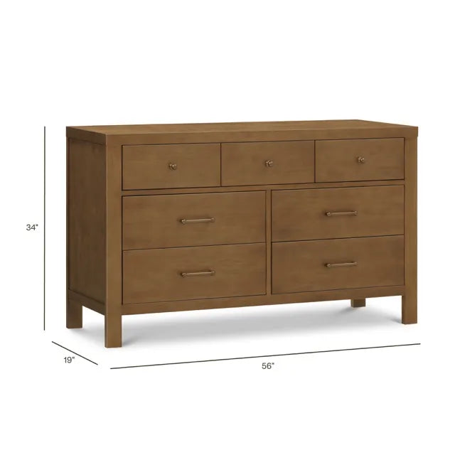 Namesake Nantucket 7-Drawer Assembled Dresser - Natural Walnut - M23316NL