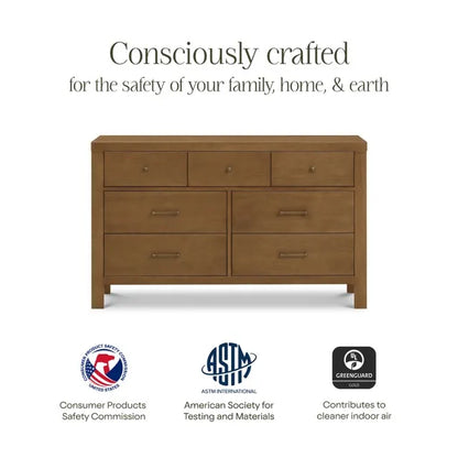 Namesake Nantucket 7-Drawer Assembled Dresser - Natural Walnut - M23316NL