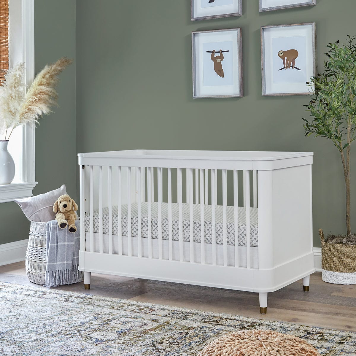 Namesake Tanner 3-in-1 Convertible Crib - Warm White - B14301RW