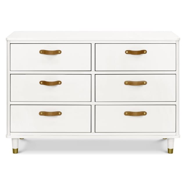 Namesake Tanner 6-Drawer Assembled Dresser - Warm White - B14316RW
