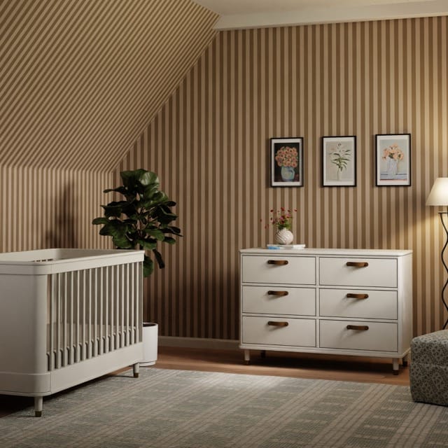 Namesake Tanner 6-Drawer Assembled Dresser - Warm White - B14316RW