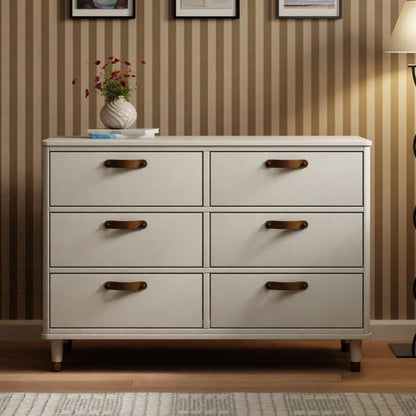 Namesake Tanner 6-Drawer Assembled Dresser - Warm White - B14316RW