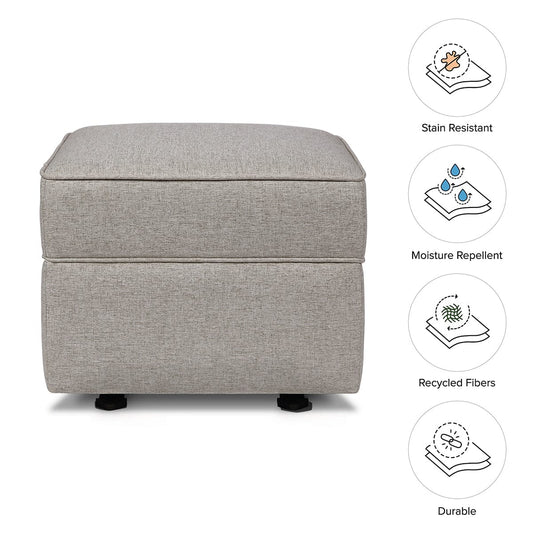 Namesake Willa/Alden Gliding Ottoman - Performance Grey Eco-Weave - M17285PGEW