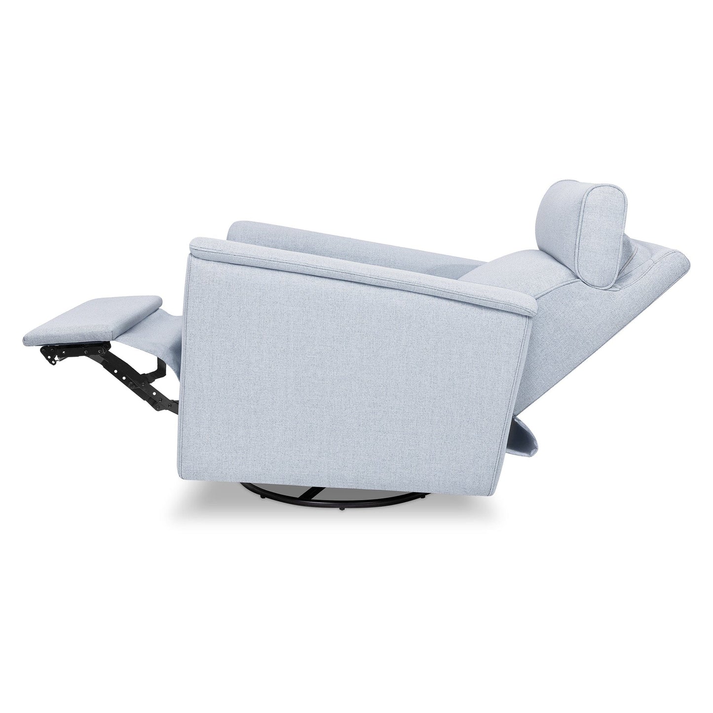 Namesake Willa Plus Electric Glider Recliner w/ Electric Headrest - Performance Blue Chambray Eco-Twill - M17186PCET