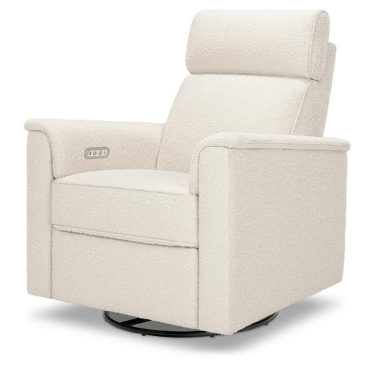 Namesake Willa Plus Electric Glider Recliner w/ Electric Headrest - Performance Ivory Boucle - M17186PWB