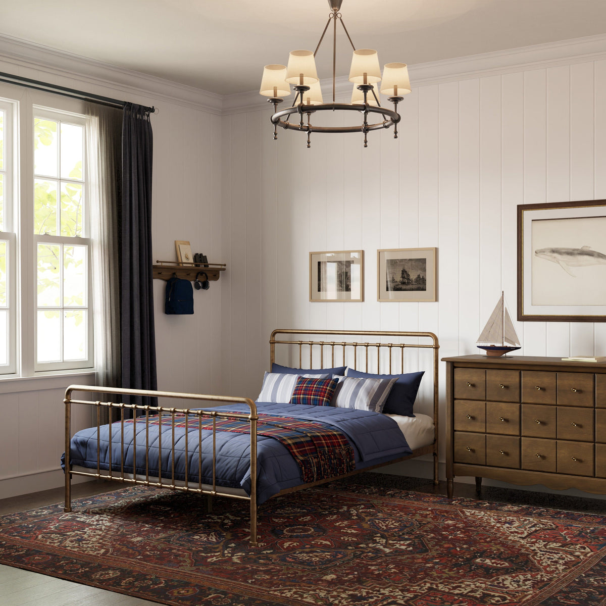 Namesake Winston Full Bed - Vintage Gold