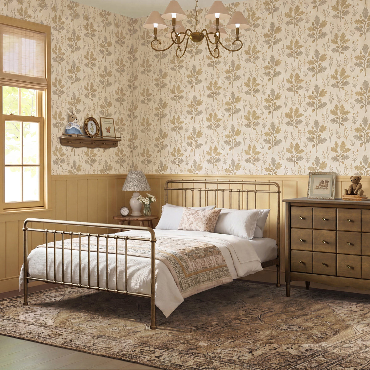 Namesake Winston Full Bed - Vintage Gold