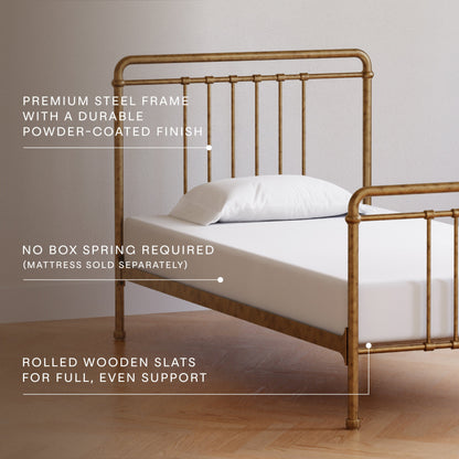Namesake Winston Twin Bed - Vintage Gold