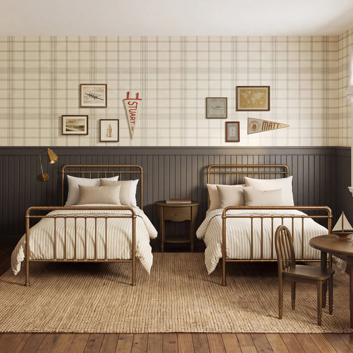 Namesake Winston Twin Bed - Vintage Gold