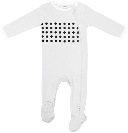 Nanit Breathing Wear Pajamas - 3-6 Months, Pebble Grey - B531GUS