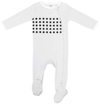 Nanit Breathing Wear Pajamas - 6-9 Months, Pebble Grey - B541GUS
