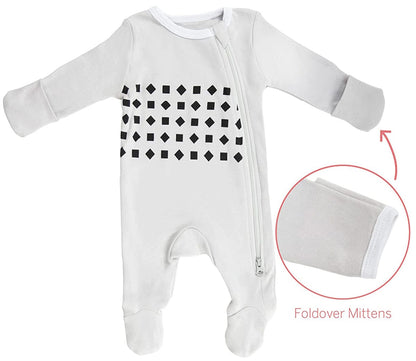 Nanit Breathing Wear Pajamas - Newborn, Pebble Grey - B511GUS