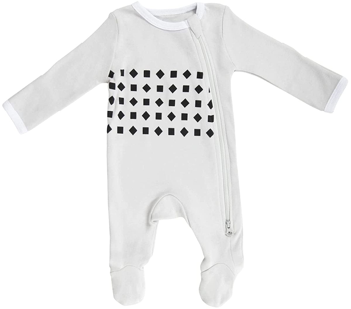 Nanit Breathing Wear Pajamas - Newborn, Pebble Grey - B511GUS