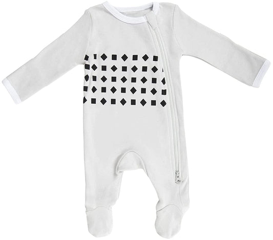 Nanit Breathing Wear Pajamas - Newborn, Pebble Grey - B511GUS