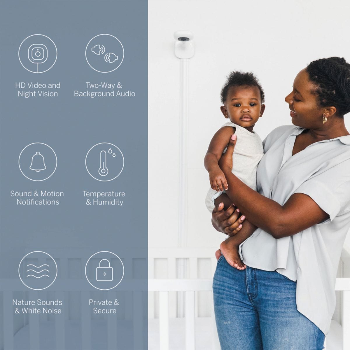 Nanit Pro Smart Baby Monitor & Wall Mount - n311us