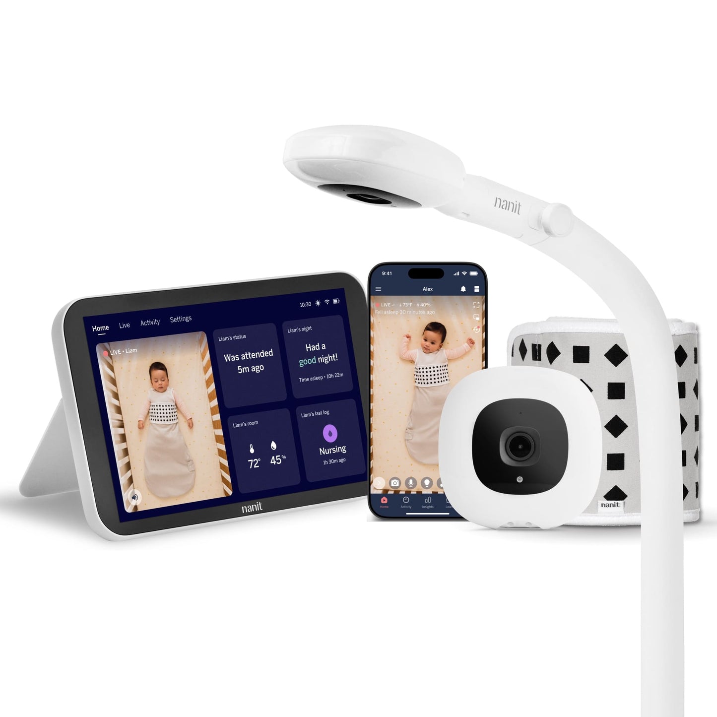 Nanit Smart Baby Monitor System with Floor Stand - PH303N