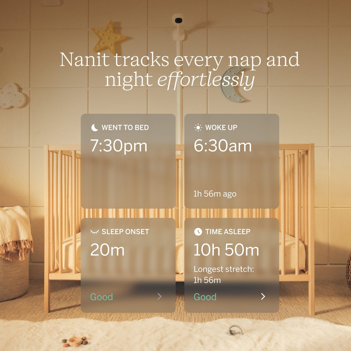 Nanit Smart Baby Monitor System with Wall Mount - PH311N