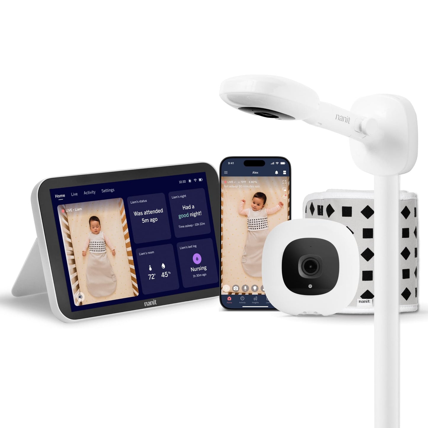 Nanit Smart Baby Monitor System with Wall Mount - PH311N